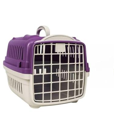 Imagem de Gaiola Transporte com Poleiro para Calopsita e Periquitos,Gaiola de Viagem para Pássaros Mansos(lilás)