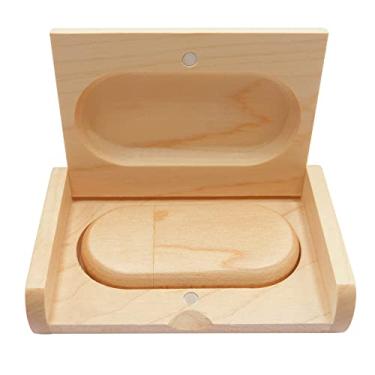 Imagem de Pen drives USB de madeira Pendrive pen drives de memória para aniversário, negócios, dia dos namorados (bordo USB 3.0 64 GB)