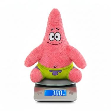 Imagem de Franco Calm Bob Esponja Calça Quadrada Patrick Star Roupa de Cama Super Macia Calmante 1,4 kg Pesada Cuddle Pillow Buddy, Travesseiro Conforto, (Produto Oficialmente Licenciado)