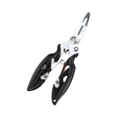 Imagem de Alicate De Pesca Multifuncional Com Bico Curvo Para Cortar, Desacoplam
