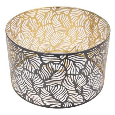 Imagem de Jiawu Abajur de Ferro Moderno Padrão Oco Excelente Abajur de Dissipação de Calor para Lâmpada de Teto Design Elegante para Sala de Estar, Quarto 9,8 "x 6,3"