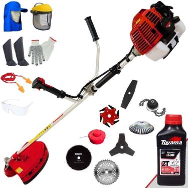 Imagem de Roçadeira Kawashima Kw43l 43c 1,7hp + Faca 2 Pontas + Faca 40 Dentes + Faca 80 Dentes + Trimmer + Escova 38c + Faca 6 Pontas