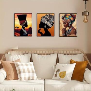 Imagem de 3 peças de esculturas abstratas 20 x 30 cm presente de arte de parede para casa moderna, escritório, sala de estar, decoração de quarto, pôster de tela sem moldura, presente de arte de parede