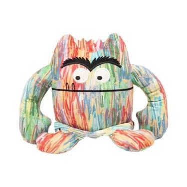 Imagem de Brinquedo De Pelúcia Monstro Colorido Para Crianças Bebês 15-35cm Almo
