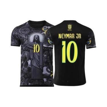 Imagem de Camiseta De Treino De Futebol 3D Jesus Redentor Brasileiro, Secagem Rá