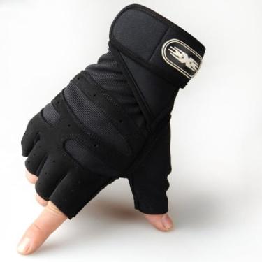 Imagem de Luvas de treino para homens e mulheres – Luvas de exercício confortáveis para levantamento de peso, academia, treinamento e ciclismo, respiráveis e ajuste confortável