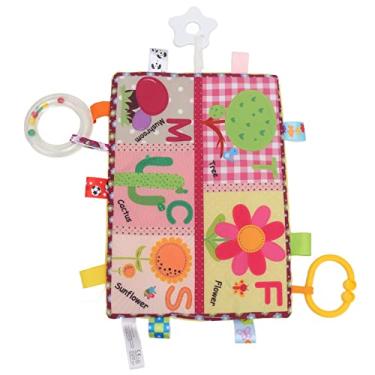 Imagem de aqxreight Etiquetas para Bebês Cobertor de Segurança Multifuncional para Bebês Cobertor Sensorial Calmante Com Mordedor Em Formato de Estrela do Mar Toalha Calmante para Insetos Estimula o Visual do