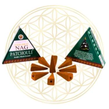 Imagem de Incenso Golden Nag Cone Cascata, Patchouli