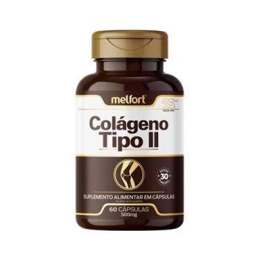 Imagem de Colágeno Tipo 2 Não Desnaturado 60 Cápsulas 500mg Melfort