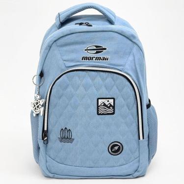 Imagem de Mochila Mormaii Casual Jeans com Chaveiro Feminina-Feminino