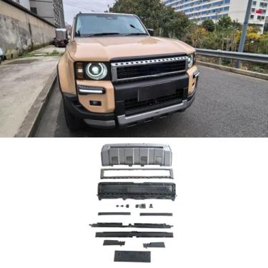 Imagem de Grade de para-choque de carro Kit de corpo de grade de corrida decorativa para para-choque dianteiro compatível com Prado LC250 2024+ parte externa