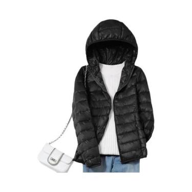 Imagem de Jaqueta Curta De Puffer Feminina 13 Cores Moda 2023 Ultralight Fina E 