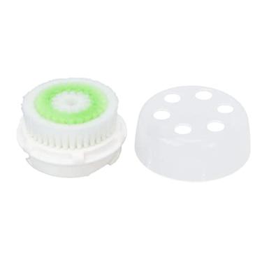 Imagem de SIWOTED Escova de limpeza facial Escova fina de cabelo de espuma densa Escova de lavagem facial para limpador elétrico de rosto (Verde)