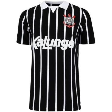 Imagem de Camisa Polo Corinthians 1990 Infantil Unissex-Unissex