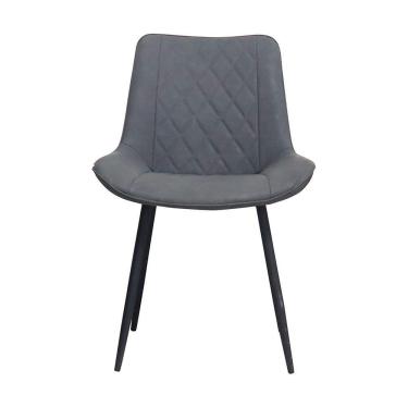 Imagem de Cadeira Haifa Assento Em Mdf E Base Em Aço Pintado Fratini Grafite