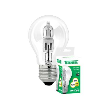 Imagem de Kit 10 Lâmpadas Halógena Taschibra A55 28w E27 2700k 110v