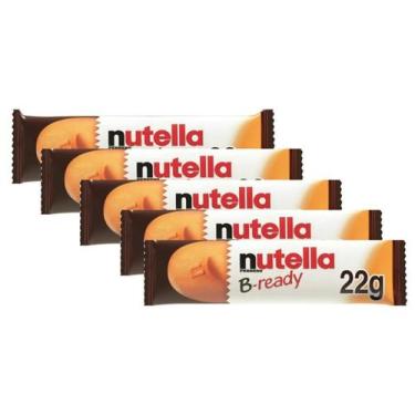 Imagem de Nutella B-Ready Biscoito Wafer Recheado 22g - 5 unidades