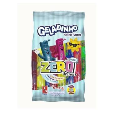 Imagem de Geladinho Sacolé Gelinho Americano Zero Açúcar 55ml C/10u - Buschle