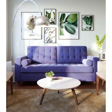 Imagem de Mesa De Centro Ambiente Classic Redonda Off White - Imcal