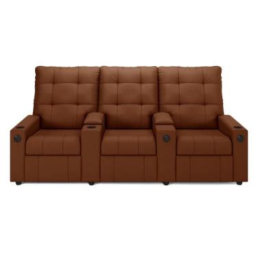 Imagem de Poltrona do Papai Reclinável Sala de Cinema Barcelona Glider Manual Gi