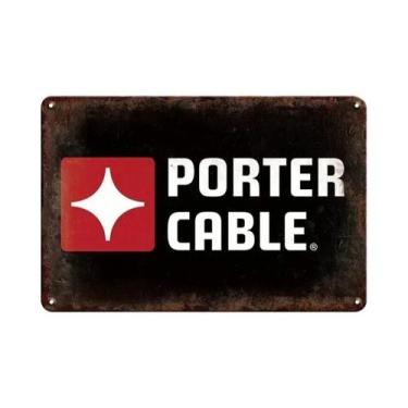 Imagem de Placa De Metal Retrô Vintage Da Marca Stihl Para Decoração De Parede E