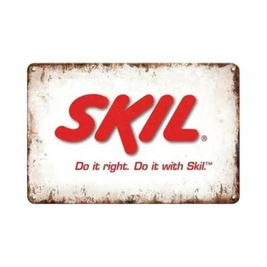 Imagem de Placa De Metal Retrô Vintage Da Marca Stihl Para Decoração De Parede E