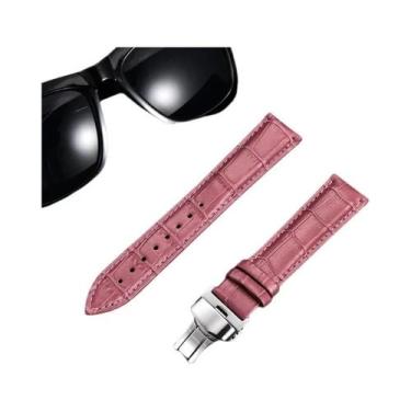 Imagem de Pulseira De Relógio Em Couro Genuíno Com Padrão De Bambu, Couro Bovino