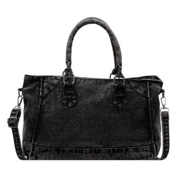 Imagem de Bolsa Messenger Vintage Lavada em Jeans para Mulheres - yiweisai