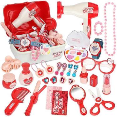 Imagem de Kit de maquiagem para meninas Dreamon com kit de joias e relógio - Glo