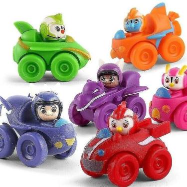 Imagem de Coleção de figuras Top Wing, 7 cm, 6 peças com scooter para crianças -