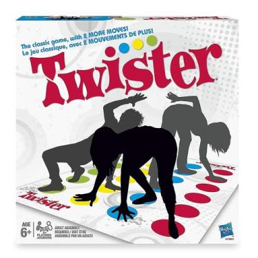 Imagem de Tapete corporal clássico Twister Game Moves With Family 2 Kids - Gloom