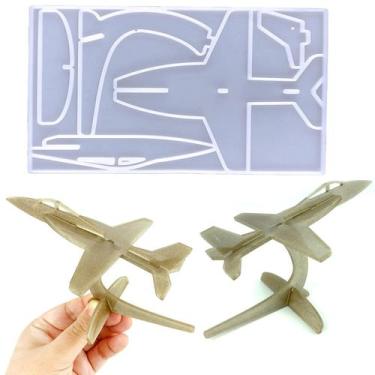 Imagem de Moldes de silicone, planador de avião, quebra-cabeça, brinquedos para 