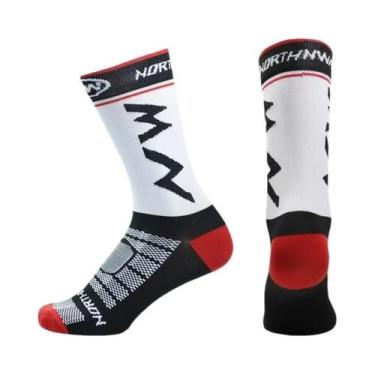 Imagem de Meias Esportivas Masculinas De Cano Médio, 1/3/5 Pares, Compressão Fit