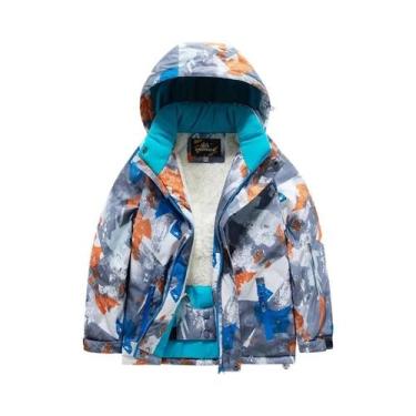 Imagem de Jaqueta De Esqui Aquecida E Impermeável Para Meninos E Meninas, Equipa