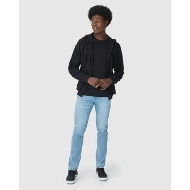Imagem de Calça Masculina Slim Cintura Média Em Jeans Com Elastano-Masculino