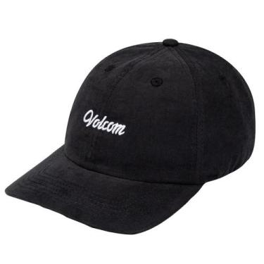Imagem de Boné Volcom Aba Curva Cursive SM26 Preto, Preto, Único