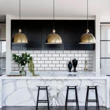 Imagem de Saldão - Papel de Parede Azulejo Lavável para Cozinha Metro Branco - T