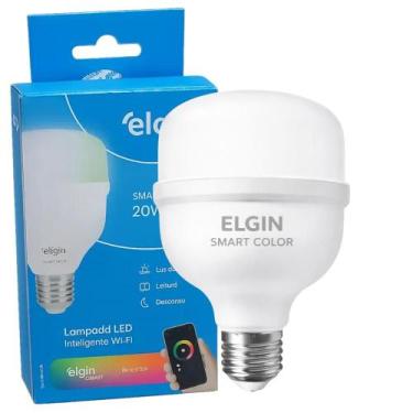 Imagem de Lâmpada Inteligente Led Bulbo 20w Rgb Smart Color - Elgin