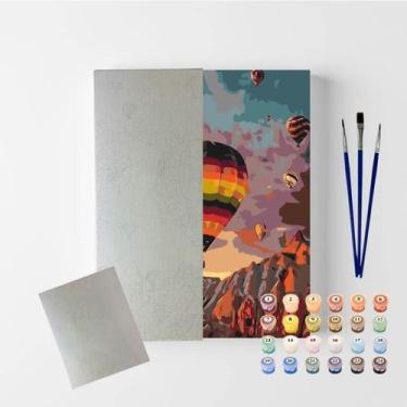 Imagem de Kit Pintura Terapeutica Numerada Capadocia 40x50cm Sinoart