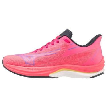 Imagem de Tênis mizuno wave rebellion sonic f, Rosa vibrante, 38