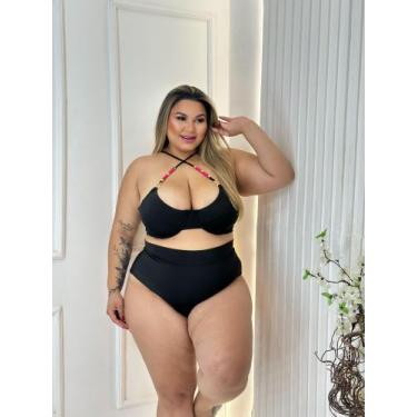 Imagem de Biquini Plus Size adulto hot pants - Lucy Pinheiro Modas