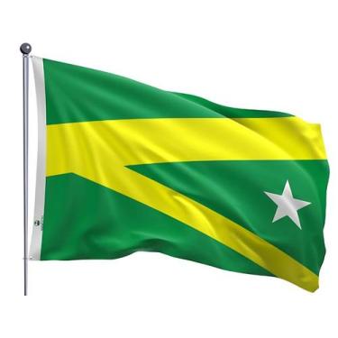Imagem de Bandeira do Município de Marabá Dupla Face Estampada Tamanho 70x100cm 