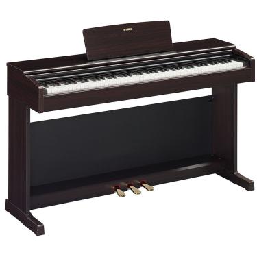 Imagem de Piano Digital Arius YDP-145R 88 Teclas com Banco e Pedal Triplo Marrom Rosewood Yamaha