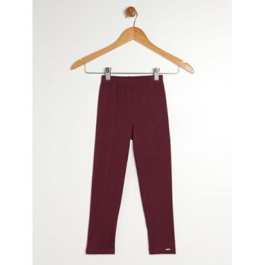Imagem de Calça Molecotton Infantil Para Menina- BORDO - Duzizo, Bordô, 4