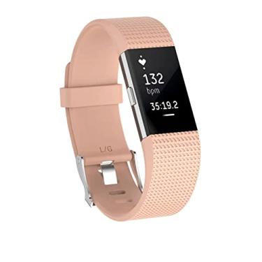 Imagem de Pulseiras unissex para Fitbit Charge 2 - Pulseira de substituição - Nandos-Store (Rose)