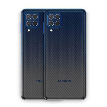 Imagem de 2 Skins Adesivas Película Fibra Transparente P/Galaxy M62