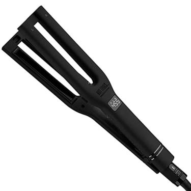 Imagem de Hot Tools Alisador de cabelo Pro Artist preto dourado duplo liso | Estilo mais rápido e redução de danos