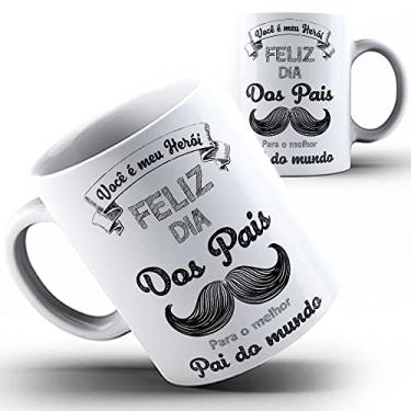 Imagem de Caneca xicara Melhor Pai Feliz dia Papai