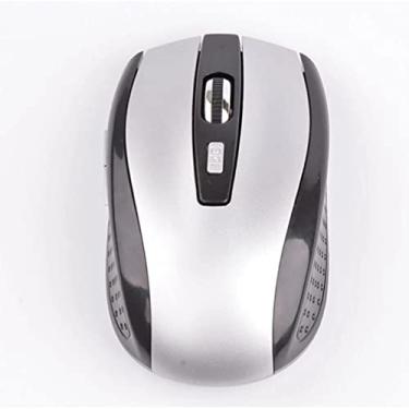 Imagem de Rato sem fio de 2,4 GHz DPI ajustável 6 botões mouse óptico para jogos gamer mouse sem fio com receptor USB para computador PC