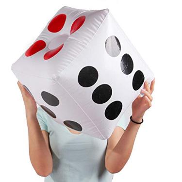 Imagem de Warmtree Dados infláveis jumbo de 33 cm, pacote com 2